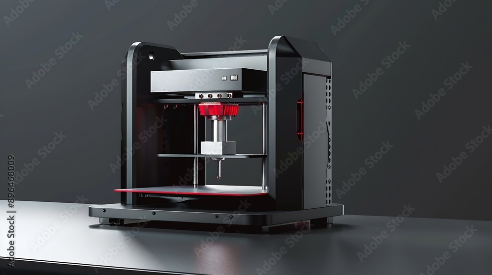 Fototapete printing 3d printer object : generative ai