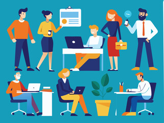 office-business-people-collection bundle