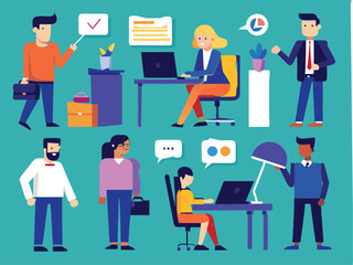 office-business-people-collection bundle