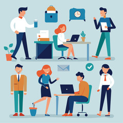 office-business-people-collection bundle