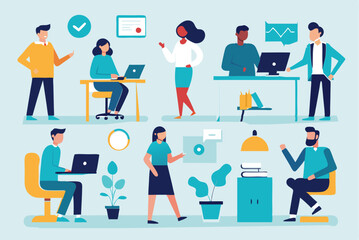 office-business-people-collection bundle