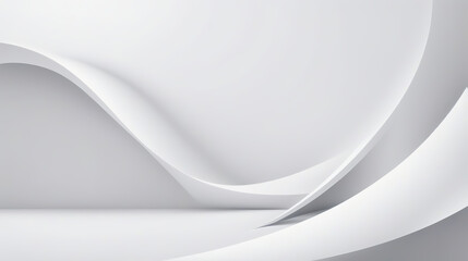 Modern White Gradient Background in 4K Resolution