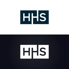 HHS logo. H H S design. White HHS letter. HHS, H H S letter logo design. H H S letter logo design in GOLD, GOLDEN LOGO, THREE, style. letter logo set in one artboard. H H S letter logo vector design.