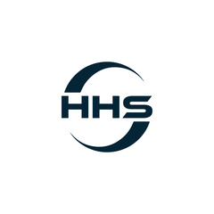 HHS logo. H H S design. White HHS letter. HHS, H H S letter logo design. H H S letter logo design in GOLD, GOLDEN LOGO, THREE, style. letter logo set in one artboard. H H S letter logo vector design.