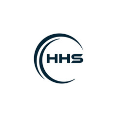 HHS logo. H H S design. White HHS letter. HHS, H H S letter logo design. H H S letter logo design in GOLD, GOLDEN LOGO, THREE, style. letter logo set in one artboard. H H S letter logo vector design.