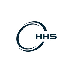 HHS logo. H H S design. White HHS letter. HHS, H H S letter logo design. H H S letter logo design in GOLD, GOLDEN LOGO, THREE, style. letter logo set in one artboard. H H S letter logo vector design.