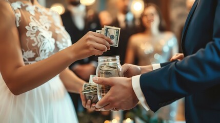 A couple is getting married