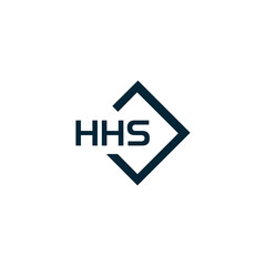 HHS logo. H H S design. White HHS letter. HHS, H H S letter logo design. H H S letter logo design in GOLD, GOLDEN LOGO, THREE, style. letter logo set in one artboard. H H S letter logo vector design.