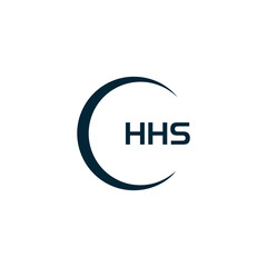 HHS logo. H H S design. White HHS letter. HHS, H H S letter logo design. H H S letter logo design in GOLD, GOLDEN LOGO, THREE, style. letter logo set in one artboard. H H S letter logo vector design.