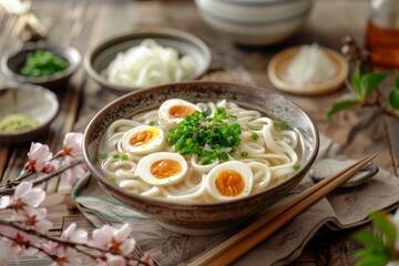 Japanese wheat noodles