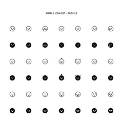 Icons based on facial expression
