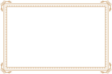 Elements of ornate vintage frames. Gold on white classic calligraphy swirls, floral motifs. Design print for greeting cards, wedding invitations, restaurant menu, royal certificates. Set 32