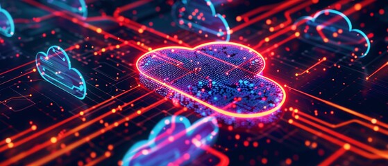Cloud Computing Technology and Network Security Concept
