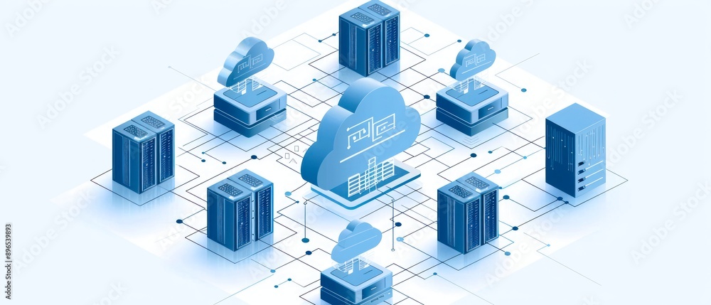 Poster cloud storage technology and online data storage, cloud computing