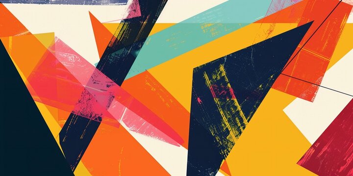 Abstract background with sharp geometric shpaes