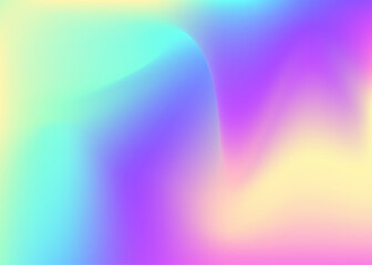 Iridescent Texture. Chrome Fluid. Fashion Mesh. Holographic Gradient. Hologram Gradient. Shiny Creative Invitation. Soft Glitter. Pink Neon Background. Violet Iridescent Texture