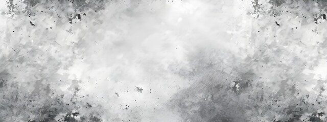 Abstract grey grunge texture banner with space for text or design. Dark gray background. Black and white grungy wall vector. Soft gradient. Shabby vintage paper. Vector illustration.