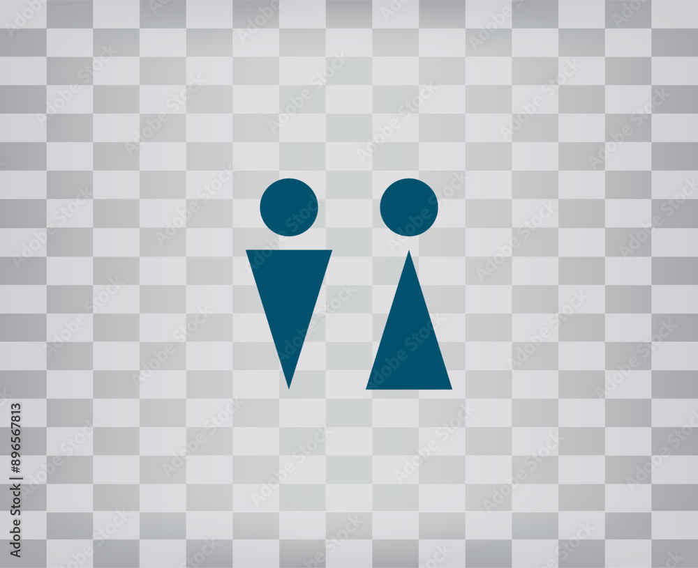 Poster vector icon on gray background with gradient