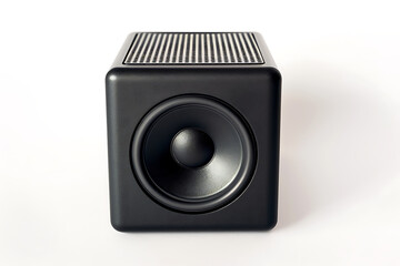 Obraz premium Bluetooth speaker isolated on white background.