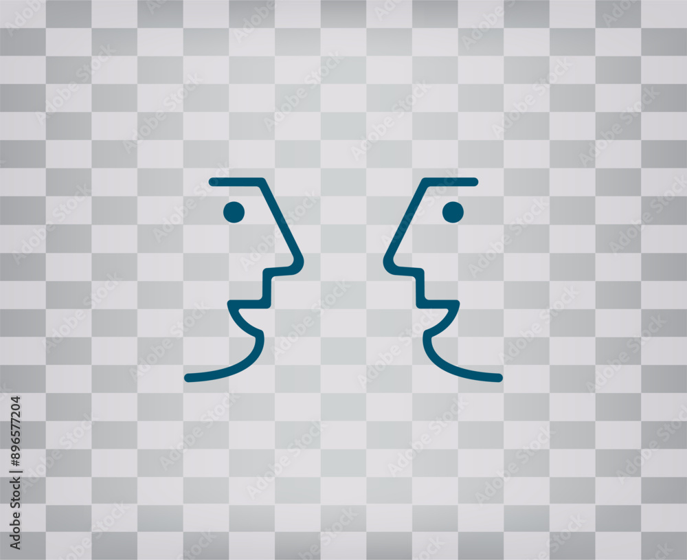 Poster vector icon on gray background with gradient