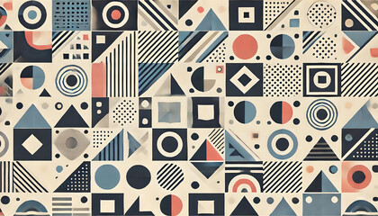Abstract Shapes Pattern