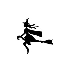 halloween flying witch