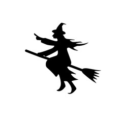 halloween flying witch