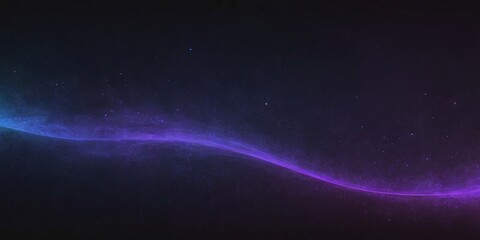 Fototapeta premium A purple and blue line with stars in the background