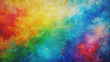 Multicolored abstract texture on canvas , vibrant, colorful, art, abstract, background, canvas, painting, rainbow