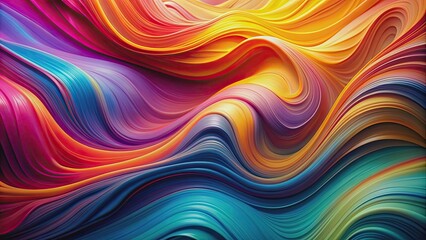 Obraz premium Abstract fluid gradient background resembling flowing paint , fluid, gradient, background, colorful, vibrant, artistic, modern