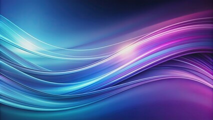 Naklejka premium Abstract background with smooth blue and purple lines, abstract, background, smooth, lines, blue, purple, colors, backdrop
