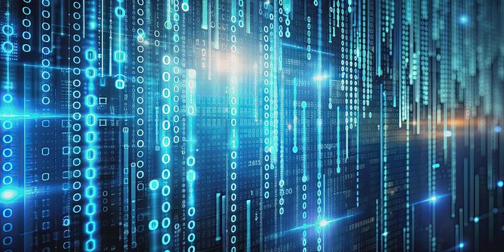 Background with lines of code, programming, technology, coding, development, software, computer, digital, internet