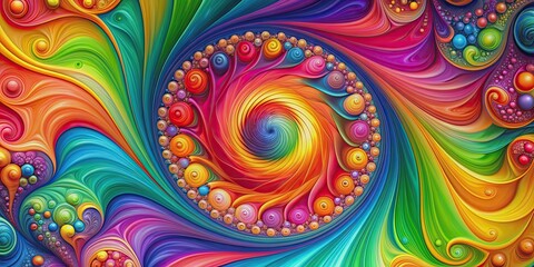Fototapeta premium Abstract background with vibrant colors and swirling patterns, abstract, background, vibrant, colors, swirling, patterns