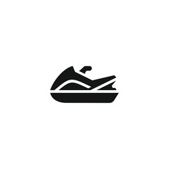 Jet ski icon vector. EPS 10 editable vector
