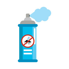 dengue mosquito insect repellent with spray steam © Gstudio