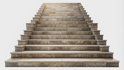 Stone staircase isolated on white background, stone, staircase, steps, architecture, design, interior, exterior, old