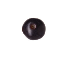 Fresh ripe acai berry isolated on white