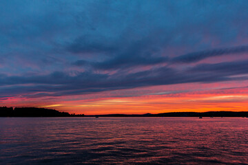 Sunset at Senecaville Lake, Ohio