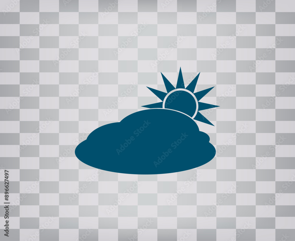 Poster vector icon on gray background with gradient