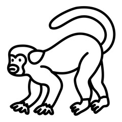 Squirrel Monkey Icon