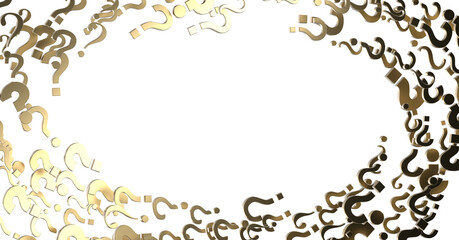 question icons, original 3d rendering; business and marketing concepts