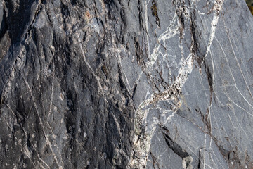 Portage Lake, Chugach National Forest, Alaska. Begich, Boggs Visitor Center. Metasedimentary rocks

