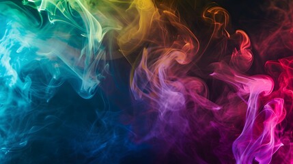 Obraz premium colorful smoke background