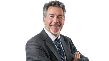 Portrait of a corporate philanthropy director overseeing charitable giving