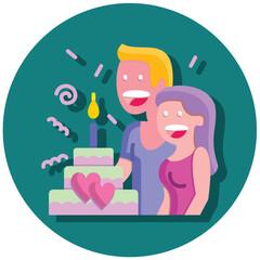 Anniversary Celebrations Icon