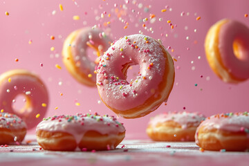 donut with sprinkles