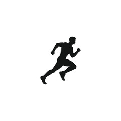 Runner icon vector. EPS 10 editable vector