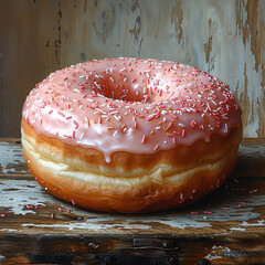 donut with chocolate