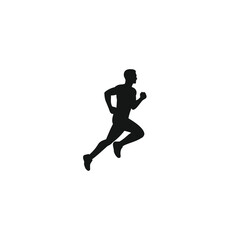 Runner icon vector. EPS 10 editable vector