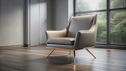 Sleek and stylish modern chair perfect for contemporary interiors, furniture, interior design, seat, minimalist, trendy